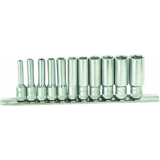 Rack 11 Douilles 1/4 Longues Dt DRAKKAR TOOLS - 10826