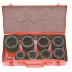 COFFRET DE 8 DOUILLES CHOCS 1' DE 24 A 41 MM SAM OUTILLAGE - 19170