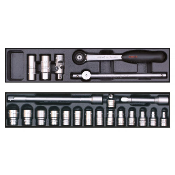 LOT 2 MODULES DOUILLE BAO 450MM 22 PIECES MOB - 9557022001MOB OUTILLAGE