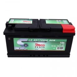 Batterie 12V 105Ah 950A 393x175x190 Gamme AGM-VRLA STECOPOWER - 106