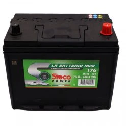 Batterie 12V 75Ah 680A 260x170x220 Gamme AGM-VRLA STECOPOWER - 176