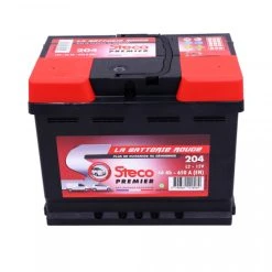 Batterie 12V 66Ah 650A 242x175x190 Gamme Rouge STECO PREMIER STECOPOWER - 204