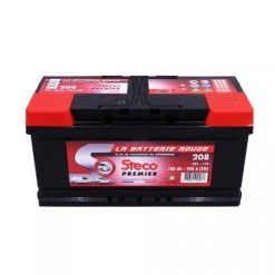 Batterie 12V 100Ah 900A 353x175x175 Gamme Rouge STECO PREMIER STECOPOWER - 208