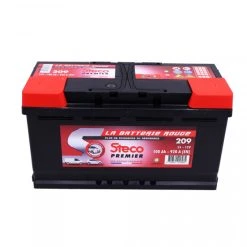 Batterie 12V 100Ah 920A 353x175x190 Gamme Rouge STECO PREMIER STECOPOWER - 209