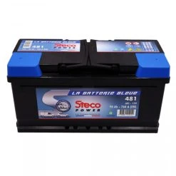 Batterie 12V 90Ah 760A 353x175x175 Gamme Bleue STECOPOWER - 481