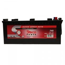 Batterie 12V 200Ah 1200A 512x223x220 Gamme Super Heavy Duty STECOPOWER - 760