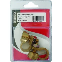 2 Colliers Bat.vl Simple.serr/coque SODISTART - 04217