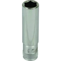 Douille Longue 1/4 L50mm Taille 9 Dt /carte DRAKKAR TOOLS - 11836