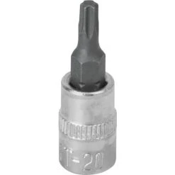 Douille 37mm Embout Torx 1/4' Taille T20 Dt DRAKKAR TOOLS - 12062