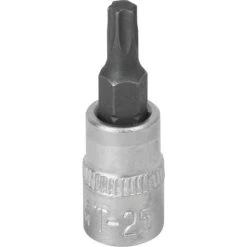 Douille 37mm Embout Torx 1/4' Taille T25 Dt DRAKKAR TOOLS - 12063