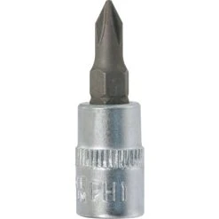 Douille 37mm Embout Phillips 1/4' Taille Ph1 Dt DRAKKAR TOOLS - 12081