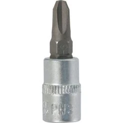 Douille 37mm Embout Phillips 1/4' Taille Ph3 Dt DRAKKAR TOOLS - 12083
