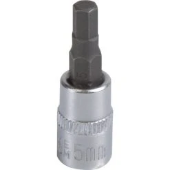 Douille 37mm Embout Hexagonal 6 Pans 1/4' Taille 5mm Dt DRAKKAR TOOLS - 12090