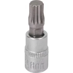 Douille 37mm Embout X2n 1/4' Taille M8 Dt DRAKKAR TOOLS - 12098