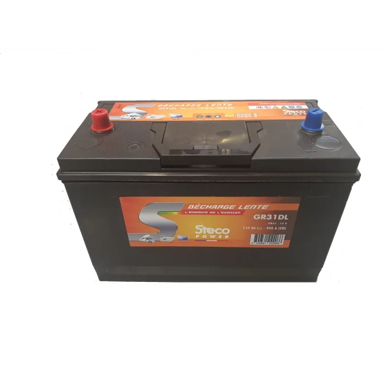 Batterie 110 Ah (20h) 330x172x240 Gamme STECO Décharge Lente STECOPOWER - L031GR31DL