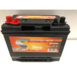 Batterie 80 Ah (20h) 257x172x220 Gamme STECO Décharge Lente STECOPOWER - L031SP24DL