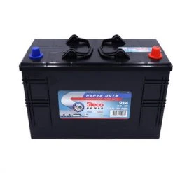 Batterie 12V 120Ah 800A 345x173x233 Gamme Bleue Heavy Duty STECOPOWER - 914